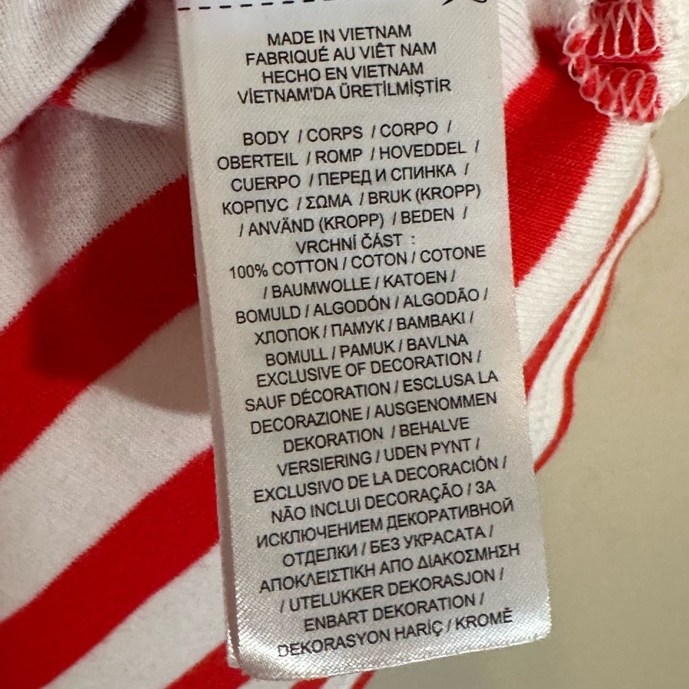 Ralph Lauren (size PL)Red White and Blue stripes Cotton Boatneck Knit Top - Picture 9 of 10